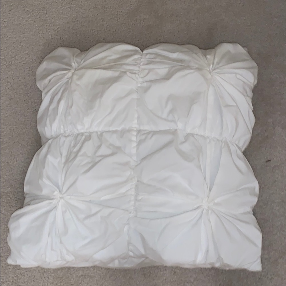 European white pillow case from PB Teen